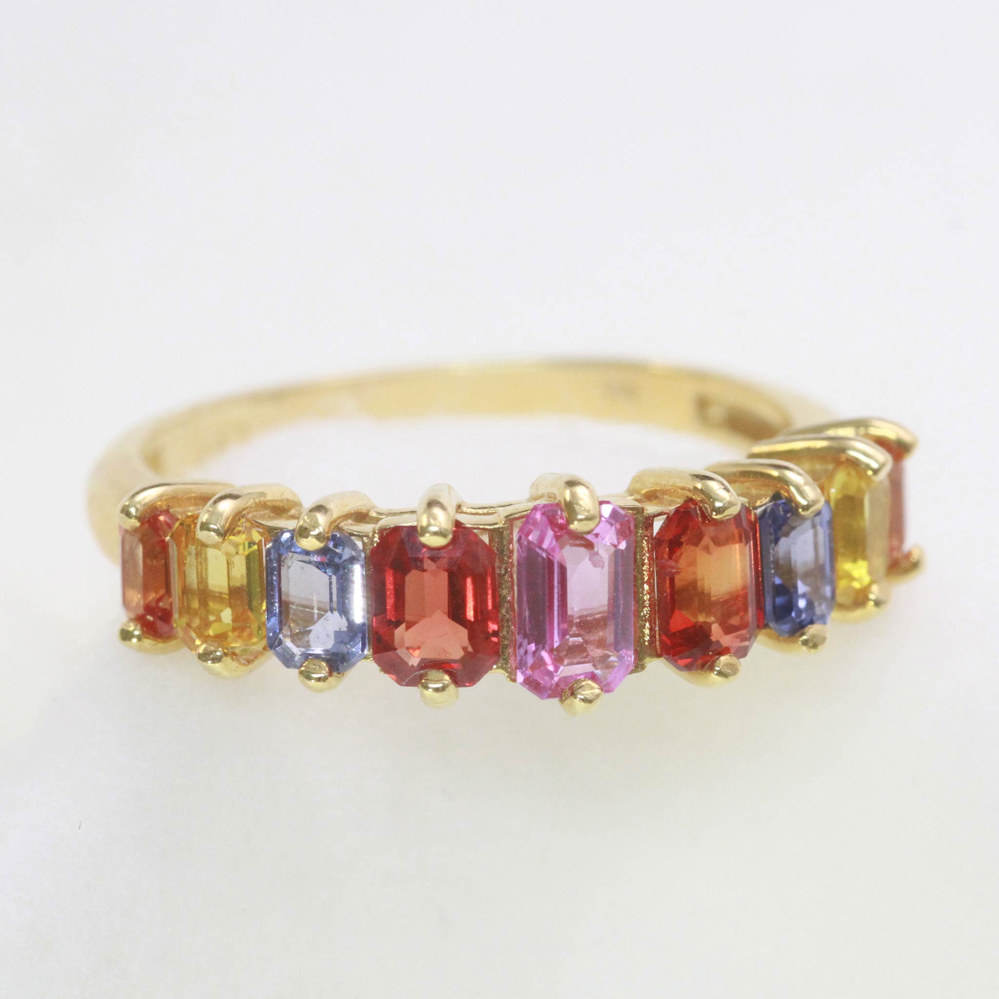 くらしを楽しむアイテム K18マルチストーンリング shippoextra – アクセサリー